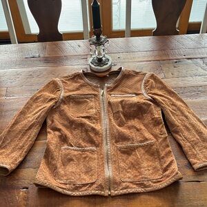 Tory Burch Suede Zip
Up Jacket Size 8